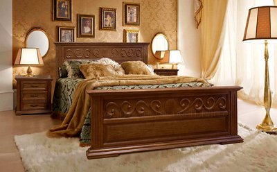 Ліжко "Ornella" з масиву дерева 935 фото